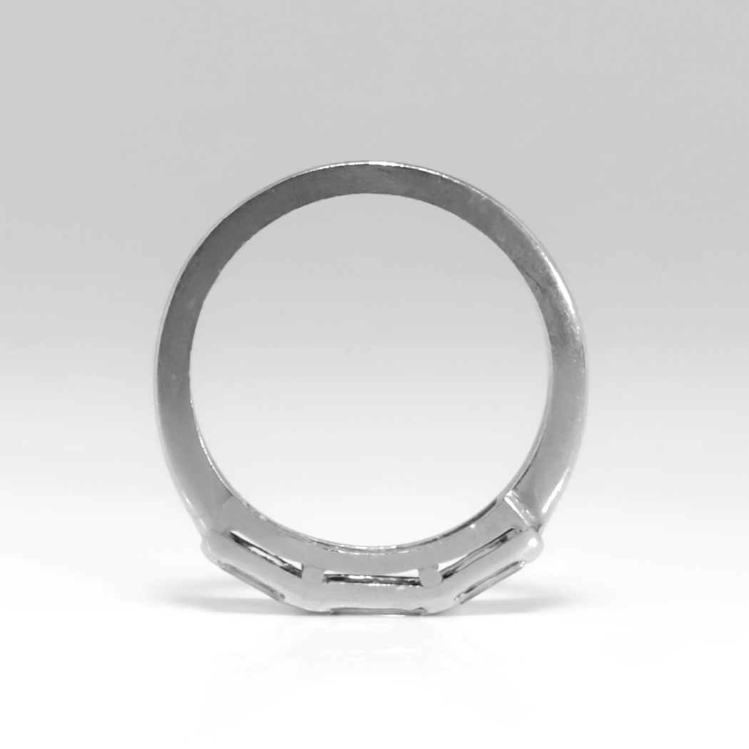 art deco stackable rings