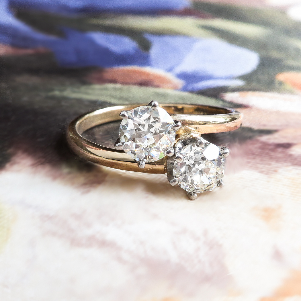 Vintage toi et discount moi ring