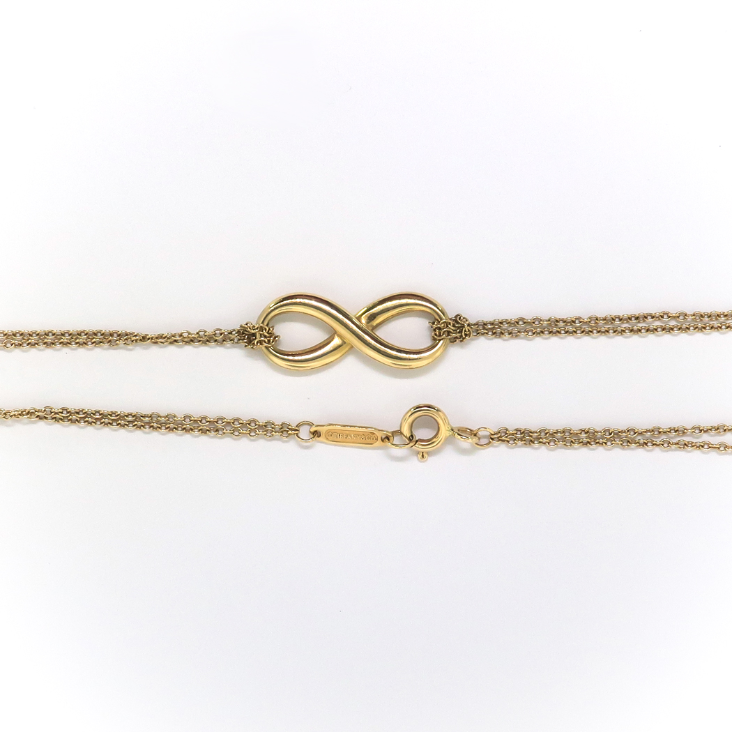 Estate Tiffany & Co. Tiffany Infinity Pendant 18k Yellow