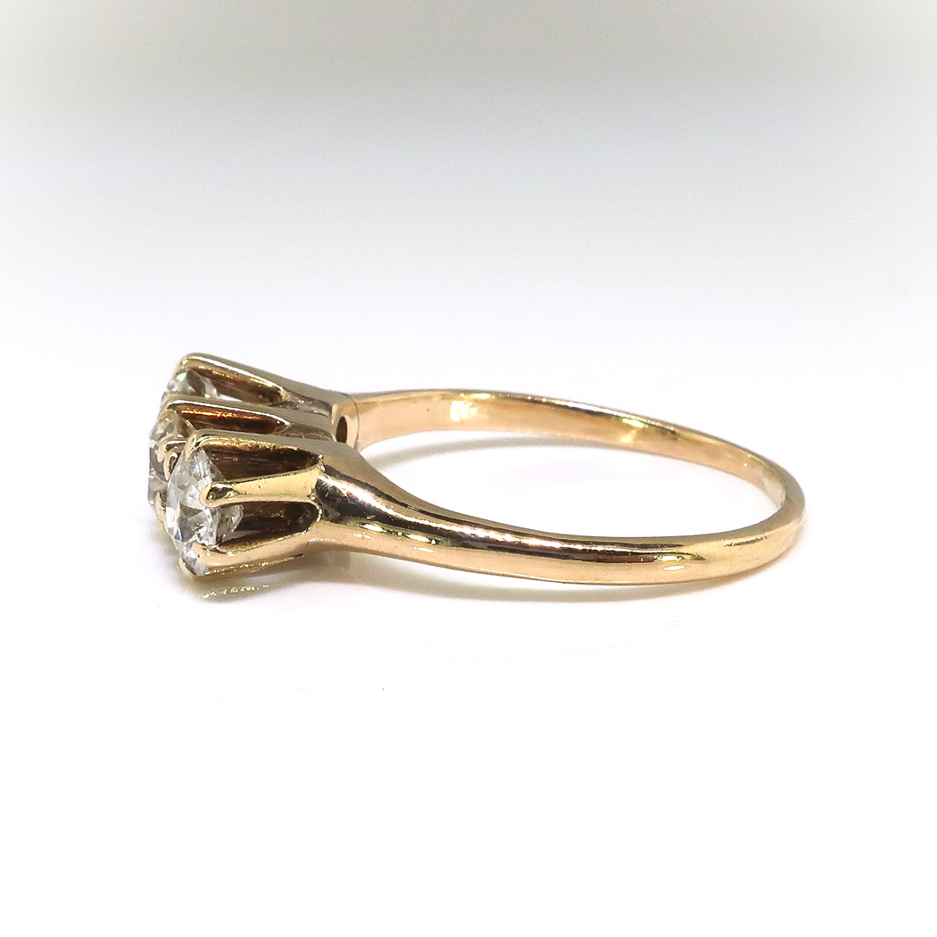 Antique 1.43ct t.w. Diamond Anniversary Engagement Ring Circa 1900's ...