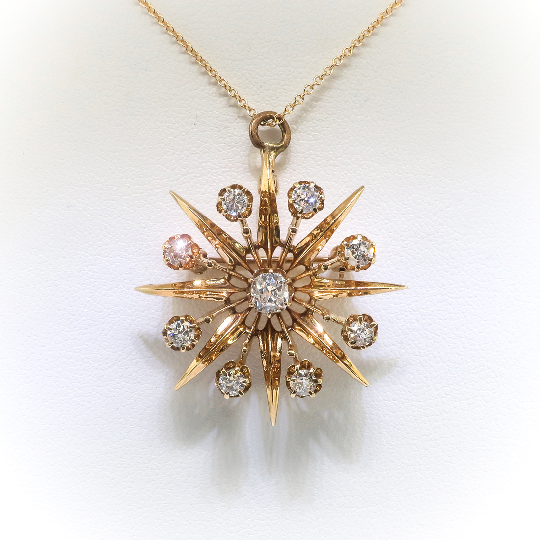 Antique Victorian Old European Diamond 