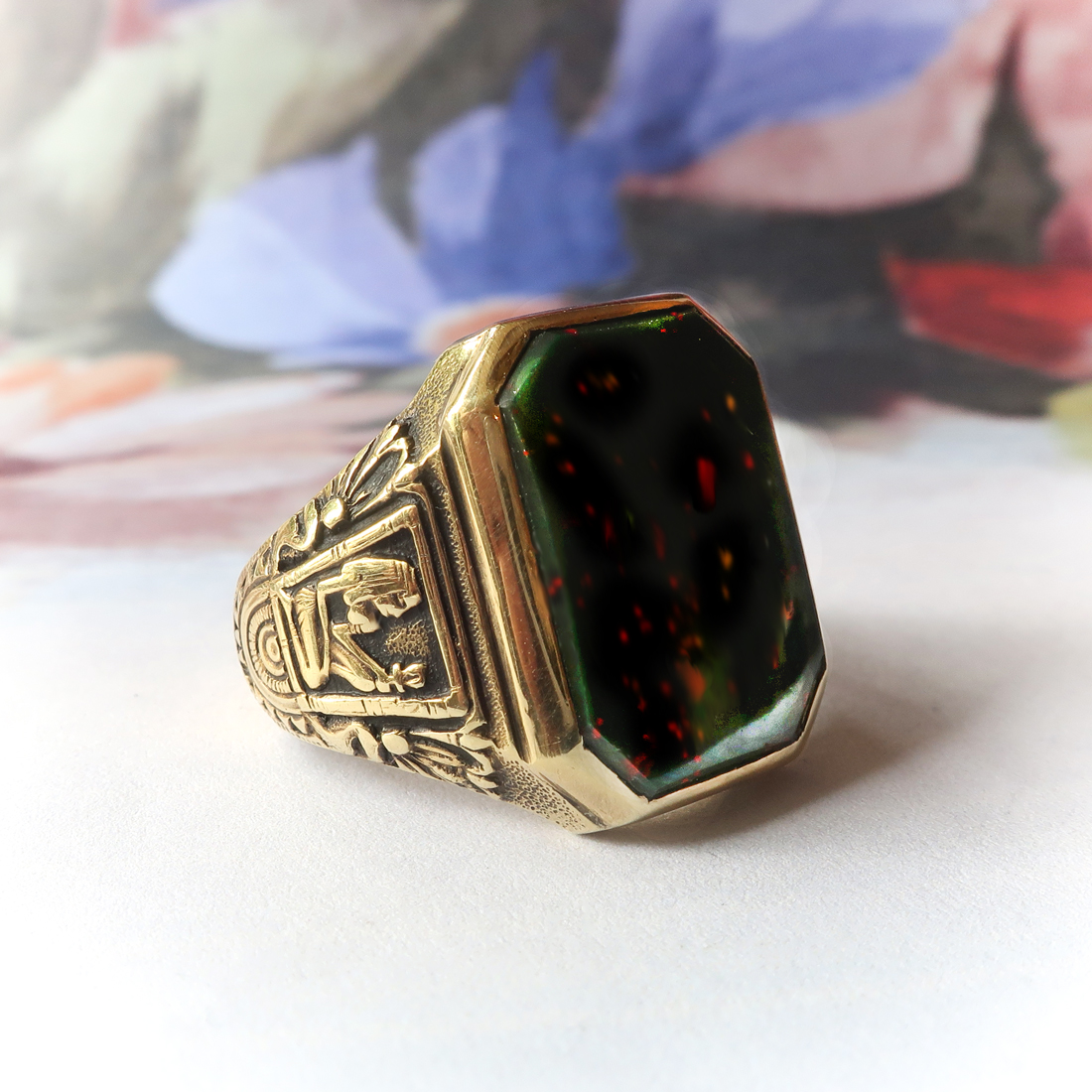 Bloodstone Ring I Made In Earth Australia