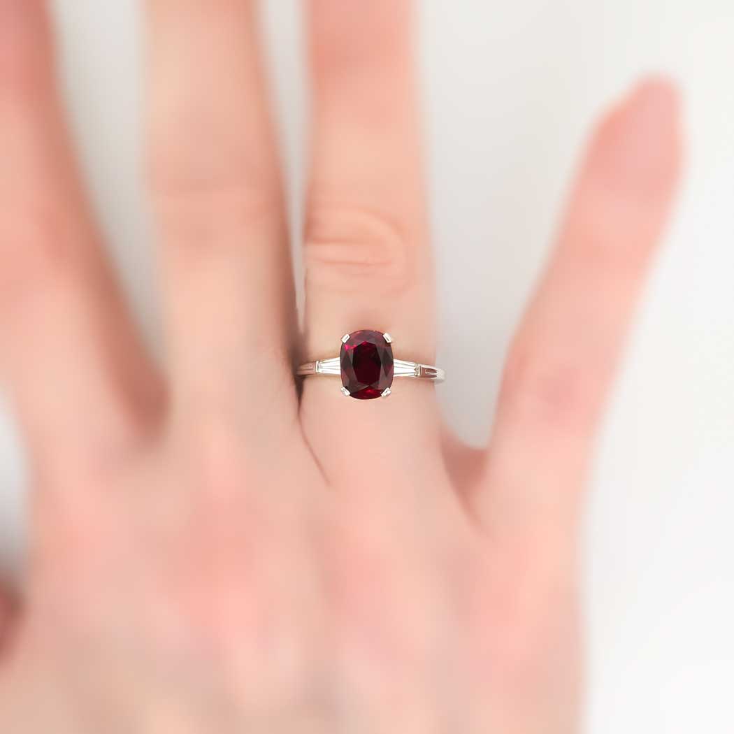 Ruby engagement rings tiffany