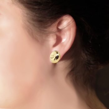 earrings estate 18k peretti thumbprint elsa omega tiffany