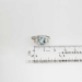 Pretty Art Deco 1.36ct t.w. Fancy Cut Aquamarine & Diamond Filigree Ring 14k