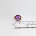 Estate Gorgeous Bvlgari Parentesi Amethyst & Diamond 18k Rose Gold Ring