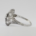 Lacey Glittering 1930's .60ct t.w. Old European Cut Diamond Navette Ring Platinum