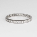 Art Deco .50ct t.w. Old Diamond Eternity Wedding Band Size 6 Platinum