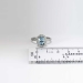 Perfect 2.25ct t.w. Estate Bailey Banks & Biddle Aquamarine Diamond Ring 18k