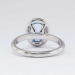 Perfect 2.25ct t.w. Estate Bailey Banks & Biddle Aquamarine Diamond Ring 18k