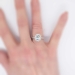 Perfect 2.25ct t.w. Estate Bailey Banks & Biddle Aquamarine Diamond Ring 18k