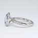 Perfect 2.25ct t.w. Estate Bailey Banks & Biddle Aquamarine Diamond Ring 18k