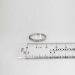 Authentic 1930's Art Deco Floral Eternity Wedding Band Platinum Size 6