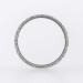 Authentic 1930's Art Deco Floral Eternity Wedding Band Platinum Size 6