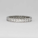 Twinkling 1.10ct t.w. Retro Era Round Diamond Eternity Wedding Band Size 5.5 Platinum