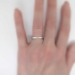 Twinkling 1.10ct t.w. Retro Era Round Diamond Eternity Wedding Band Size 5.5 Platinum