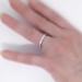 Twinkling 1.10ct t.w. Retro Era Round Diamond Eternity Wedding Band Size 5.5 Platinum