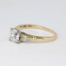 Art Deco .85ct t.w. Vintage Two Tone Old European Cut Diamond Engagement Ring 18k