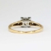 Art Deco .85ct t.w. Vintage Two Tone Old European Cut Diamond Engagement Ring 18k