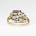 Impressive .43ct t.w. Art Deco Old European Cut Diamond Two Tone Ring 14k