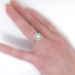 Pristine 1890's 1.88ctw Opal & Old European Cut Diamond Halo Ring 14k