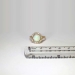 Pristine 1890's 1.88ctw Opal & Old European Cut Diamond Halo Ring 14k