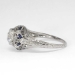 Authentic 1930's 1.37ct t.w. Old European Cut Diamond & Sapphire Engagement Ring Platinum