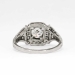 Striking 1.03ct t.w. 1930's Art Deco Old European Cut Diamond Engagement Ring Platinum