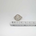 Art Nouveau 1900's Russian 1.41ct t.w. Lacey Old European Cut Diamond Ring 18k Sterling Silver