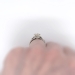 Gorgeous 2.07ct t.w. Old European Cushion Cut Diamond Filigree Engagement Ring Platinum