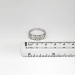 Glittering 3.49ct t.w. 1920's Anniversary Five Stone Old Cut Diamond Band Ring Platinum