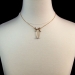 Antique Art Nouveau 1900's Old European Cut Diamond Bow Motif 14k 10k Rose White Gold Necklace Pendant