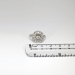 Edwardian 1920's .38ct t.w. Old Diamond Floral Halo Engagement Ring Platinum