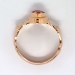 Pretty In Pink Estate 1.24ct t.w. Tourmaline & Diamond Three Stone Ring 14k Rose Gold