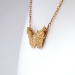 Estate Roberto Coin .26ct t.w. Diamond Angel Wings Pendant 18k Rose Gold
