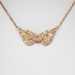 Estate Roberto Coin .26ct t.w. Diamond Angel Wings Pendant 18k Rose Gold
