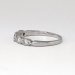 Elegant Estate .35ct t.w. Five Diamond Wedding Band Platinum