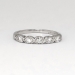 Elegant Estate .35ct t.w. Five Diamond Wedding Band Platinum