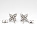 Beautiful 1.03ct t.w. Marquise Diamond Victoria Style Earrings Studs 18k/14k