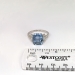 Geometrical Elegance 4.64ct t.w. 1940's Emerald Cut Aquamarine & Diamond Ring Platinum