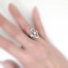 Stunning 1920's Edwardian 1.34ct t.w. Diamond & Ruby Platinum Ring