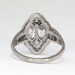 Art Deco 1930's 1.28ct t.w. Marquise & Round Diamond Engagement Anniversary Ring Platinum
