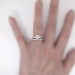 Outstanding 1.70ct t.w. 1930's Old European Cut Diamond Engagement Ring Wedding Band Set Platinum