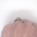 Outstanding 1.70ct t.w. 1930's Old European Cut Diamond Engagement Ring Wedding Band Set Platinum