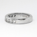 Impressive 1.10ct t.w. Round Brilliant Cut Diamond Nine Stone Band Platinum