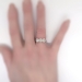 Vintage Art Deco 1930's .68ct t.w. Three Stone Old Diamond Engagement Anniversary Ring 18k