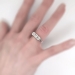 Vintage Art Deco 1930's .68ct t.w. Three Stone Old Diamond Engagement Anniversary Ring 18k