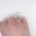 Vintage Art Deco 1930's .68ct t.w. Three Stone Old Diamond Engagement Anniversary Ring 18k