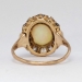 Perfect 1890's 2.25ctw Opal & Old European Cut Diamond Halo Ring 14k