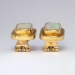 Burle Marx Estate 5ct t.w. 1970's Large Opal Earrings 18k